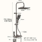 LED Display Shower Set