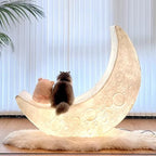 Crescent Moon Floor Lamp