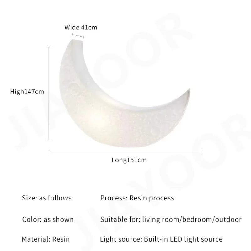 Crescent Moon Floor Lamp