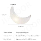Crescent Moon Floor Lamp