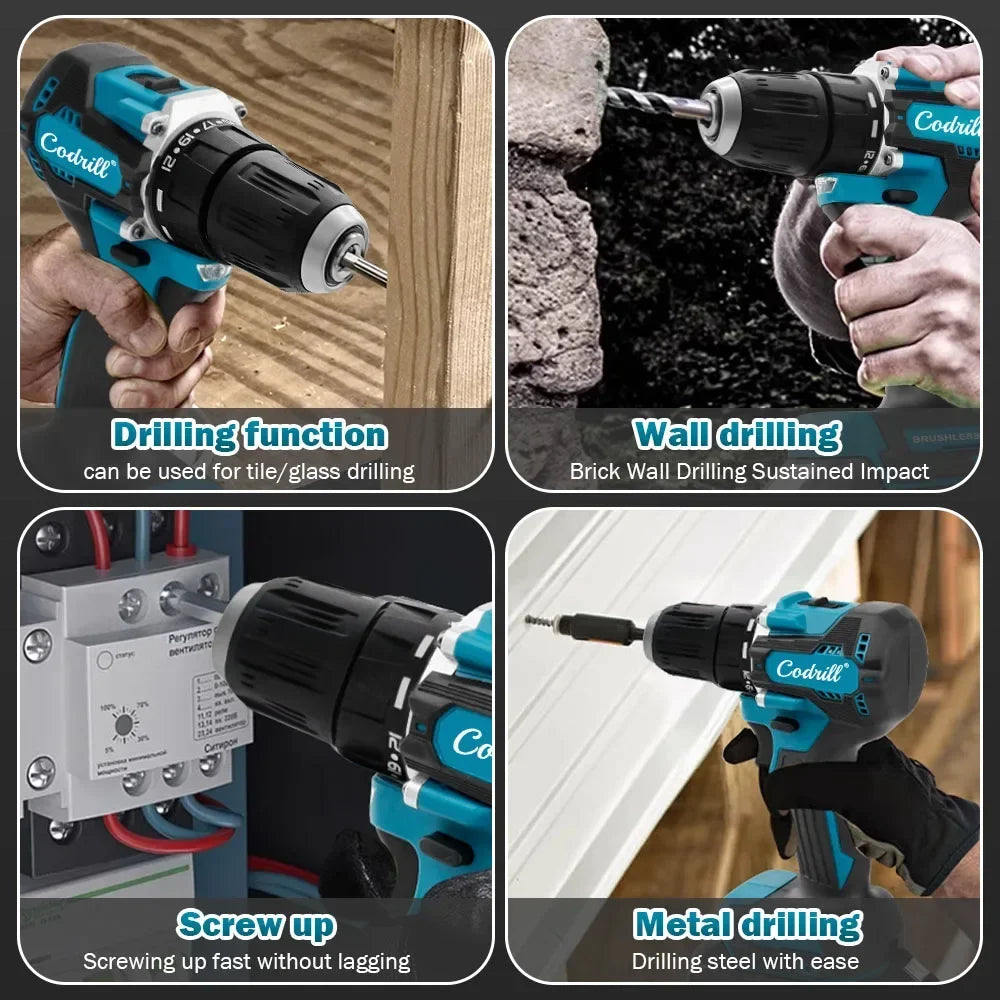 Brushless Cordless Drill Driver